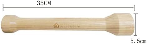 14 Inch Ash Tree Wood Sauerkraut Pounder for Mason Jars