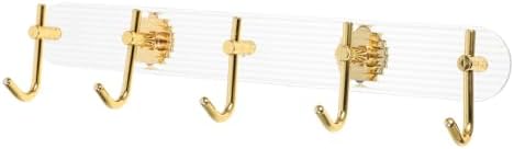 Bathroom Towel Hook No Glue Heavy Duty Mop Organizer