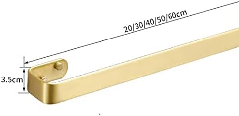 Bathroom Towel Rail Brushed Gold Wall-Mounted Towel Holder for Home Use