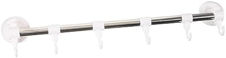 STOBOK suction cup towel holder wall mount Chrome