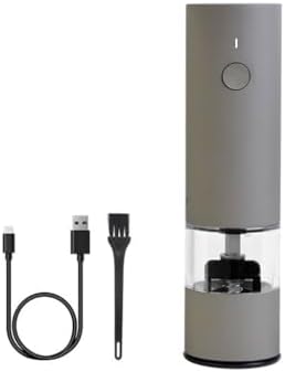 MFORTAB Electric Portable Pepper Grinder Rose salt grinder thin pepper grinder PtX49