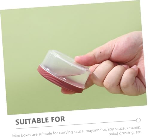 Cabilock 6-Piece Salad Dressing Containers