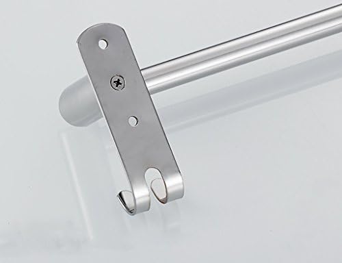 Minimalist Design Stainless Steel Double Hook Towel Rail