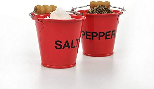 Fire Bucket Salt and Pepper Mill Set