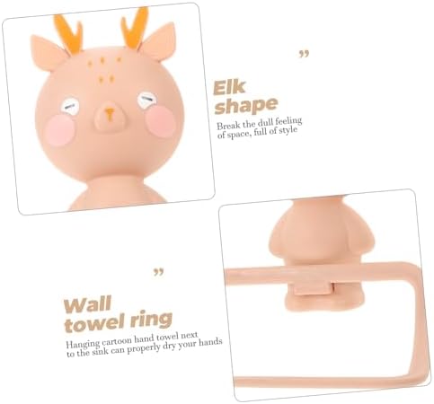 Cartoon Elk Towel Holder