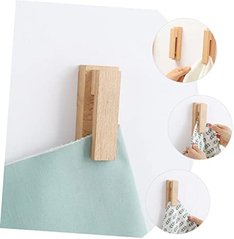 Solid Wood Towel Rack Hook