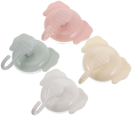 DECHOUS 4-Piece Elephant-Drill Suction Hooks