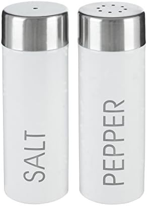 Premier Housewares Liberty Salt and Pepper Set White