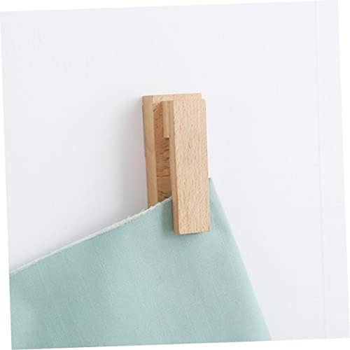 Rustic Wood Towel Hook for Bathroom Kitchen Wall-Mounted Space-Saving