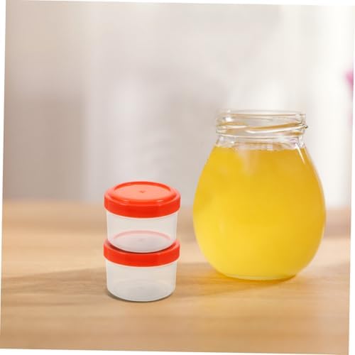 Luxshiny Mini Salad Dressing Containers with Lids