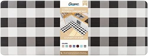 Carvapet Anti-Fatigue Kitchen Mat with Non-Slip Backing Waterproof Surface
