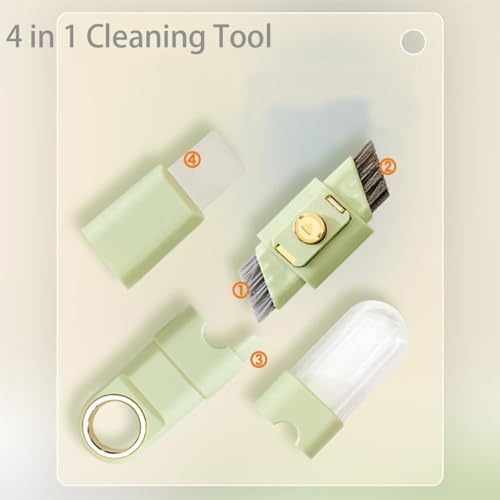 18x45x3cm 4-in-1 Kitchen Cleaning Brush Set