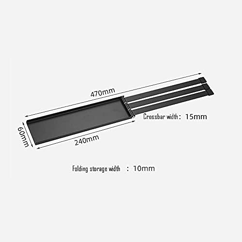 LUCEAE Swivel Towel Bar 3 Arms 180 Rotation White