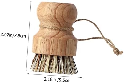 2Pcs Pot Cleaning Brush Set Handle Kitchen Dish brushes for Household