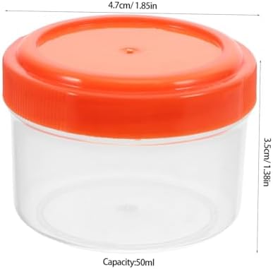 Luxshiny Mini Salad Dressing Containers with Lids