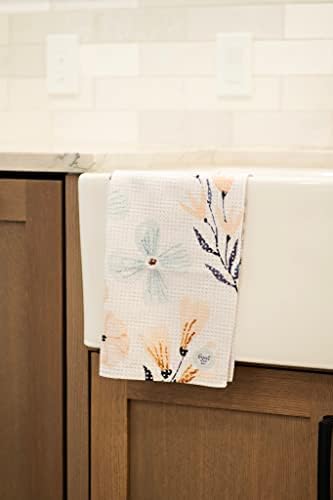 High-Quality Navy Blue White Microfiber Dish Towels