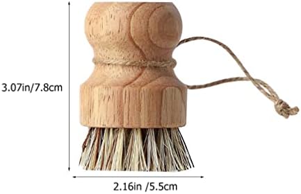 CALLARON Multipurpose Dish Brush with Bamboo Handle