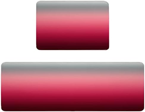 Carosoffe Gradient Kitchen Rugs 20x47 Non-Slip Absorbent
