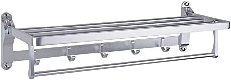 Bathroom Towel Rack Wall Mounted 48-58Cm Holder