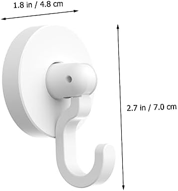 VALICLUD 3Pcs Self Adhesive Wall Hooks for Towels Coats and Keys