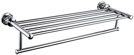 ANN BKA - Ergonomic Bathroom Towel Holder Double-Layer Stainless Steel Towel Rack