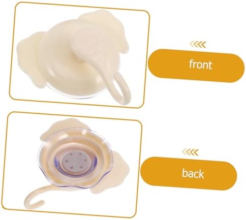 DECHOUS 4-Piece Elephant-Drill Suction Hooks