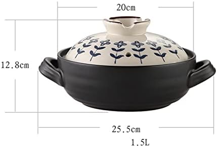 Steamer Pot for One Person Ergonomic Design Durable Ceramic