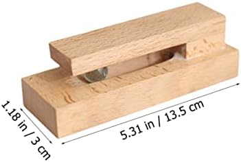 Rustic Wood Towel Hook for Bathroom Kitchen Wall-Mounted Space-Saving