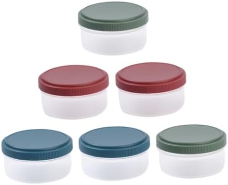 Cabilock 6-Piece Salad Dressing Containers