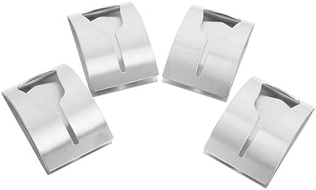 4-Pack Wall-Mounted Stainless Steel Towel Bar