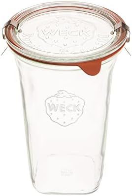 Weck Jars Large Quadro 769-269 Fl Oz Food Storage Jar