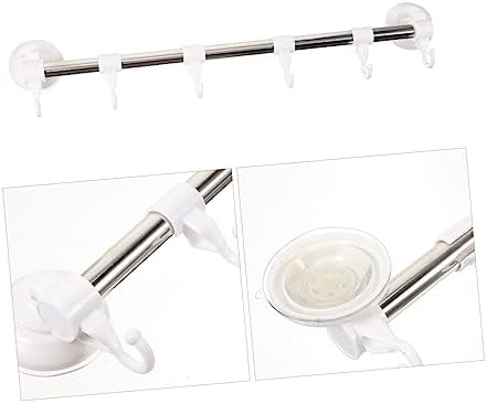 Stainless Steel Suction Cup Towel Hook Kitchen Rack
