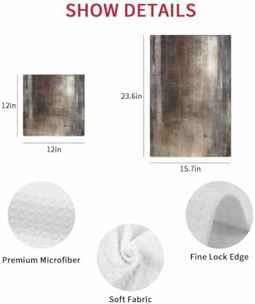 Three-Color Waffle Kitchen Towels Set