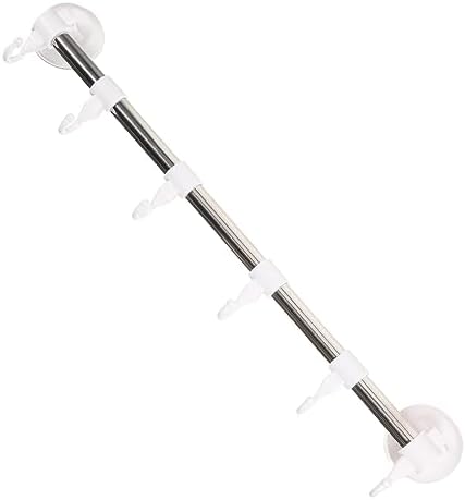 Artibetter Suction Cup Towel Rack Strong Hold Over-Door Towel Hanger