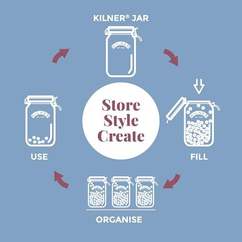 Kilner Square Glass Jar 15L