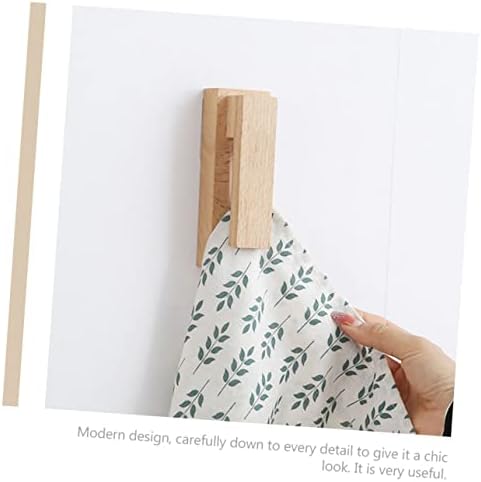 Solid Wood Towel Rack Hook