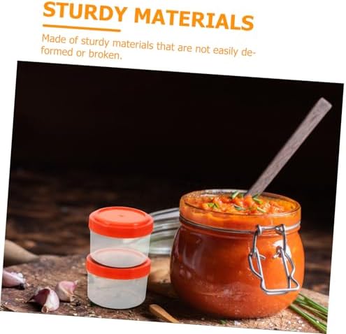 Mini Sauce Containers Set with Lids Dippable Condiment Bowls
