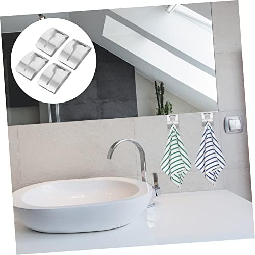 4-Pack Wall-Mounted Stainless Steel Towel Bar