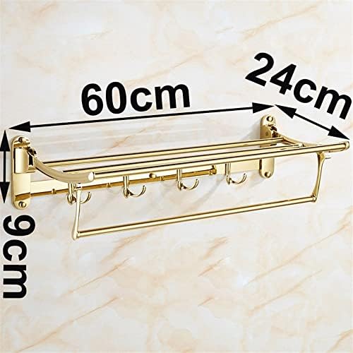 AnnBKAR Ebony Chrome Towel HolderStainless Steel for Bathroom