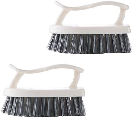 Ousika - Plastic Scrub Brush Set 2-Piece Kitchen Scrub Cleaning Tool