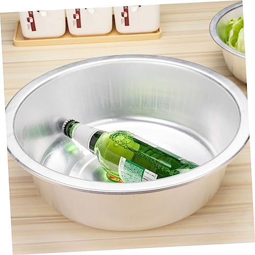 Large Heavy-Duty Aluminum Soup Plate for Kitchen Use