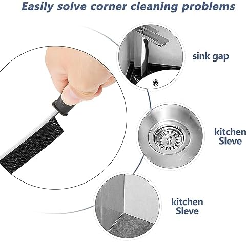 5PCS Crevice Cleaning Brush Tool for Kitchen Bathroom Window Tiles