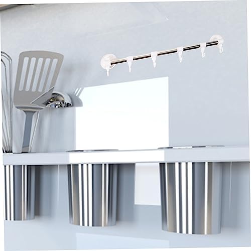 Stainless Steel Suction Cup Towel Hook Kitchen Rack
