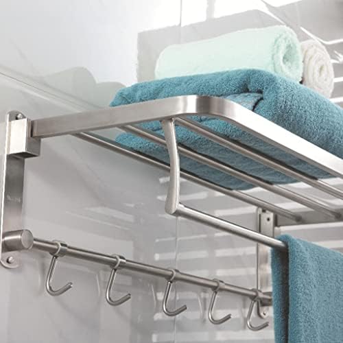 304 Stainless Steel Towel Holder Practical Bathroom Organizer
