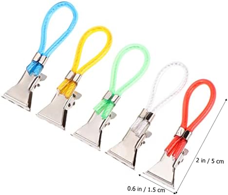 Colorful Metal Towel Clips for Kitchen Camping