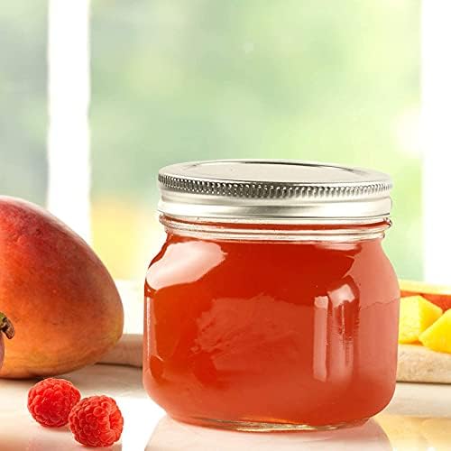 Safety-First Glass Mason Jars for Food Storage and Home Use