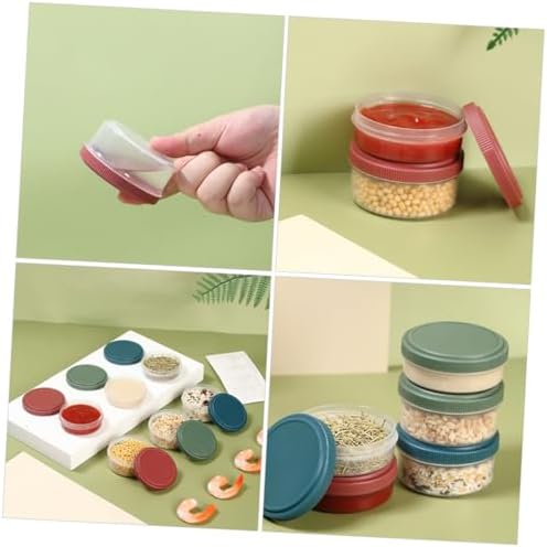 Cabilock 6-Piece Salad Dressing Containers