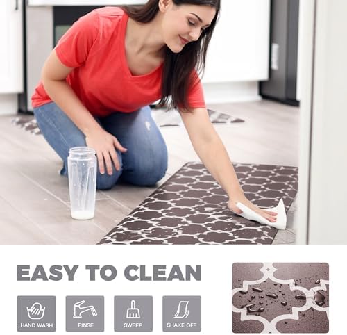 KOKHUB Anti Fatigue Kitchen Mat Set of 2