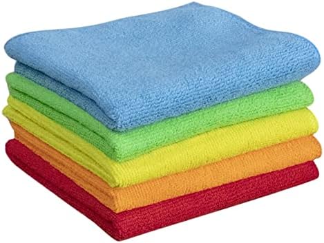 Premium Microfiber Cleaning Cloth Pack of 5 118x118 Reusable
