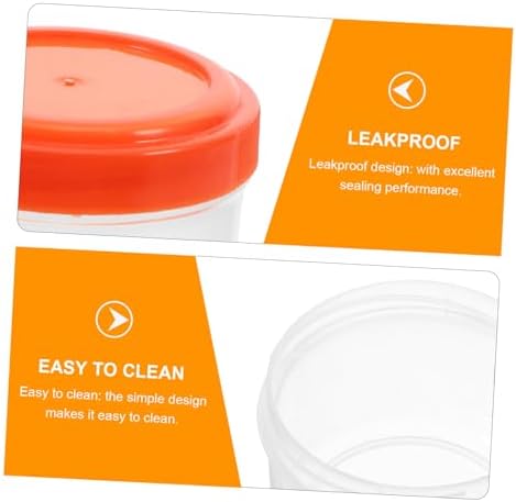 Luxshiny Mini Salad Dressing Containers with Lids